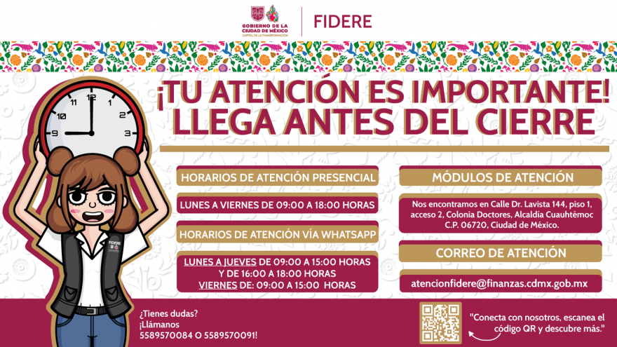 Horario de Atención